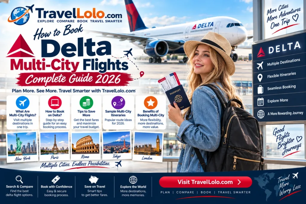 How to Book Delta Multi City Flights: Complete Guide 2026